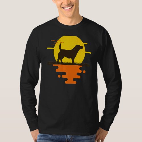 Jack Russell Terrier Dog Retro  1 T_Shirt