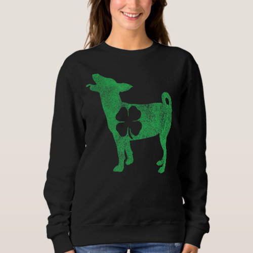 Jack Russell Terrier Dog  St Patrick S Day Shamroc Sweatshirt