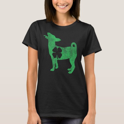 Jack Russell Terrier Dog  St Patrick S Day Shamroc T_Shirt