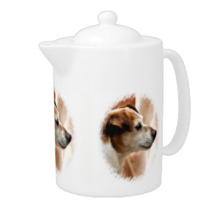 JACK RUSSELL TERRIER DOG TEAPOT