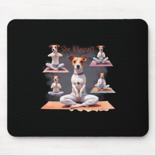 Jack Russell Terrier Dog Zen Moments With Jack Rus Mouse Pad