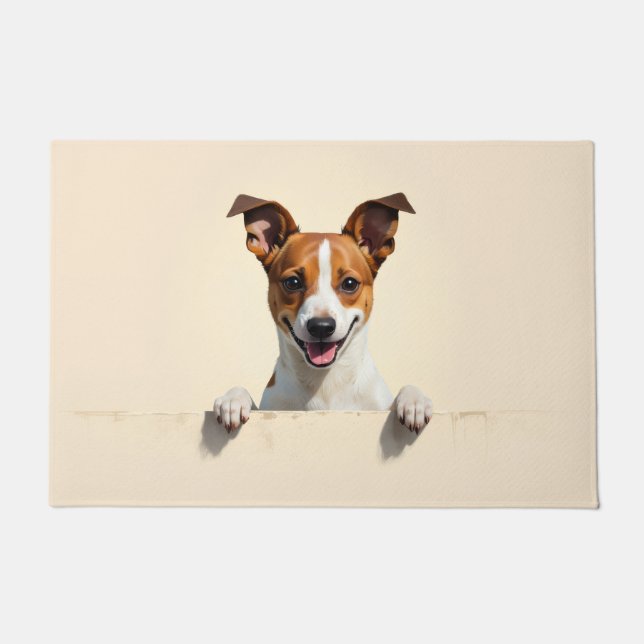 Jack Russell Terrier Doormat Art (Front)