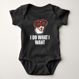 Jack Russell Terrier Funny Dog Gift Baby Bodysuit