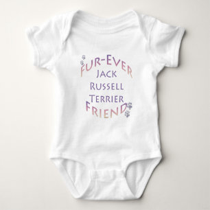 Jack Russell Terrier Furever Baby Bodysuit