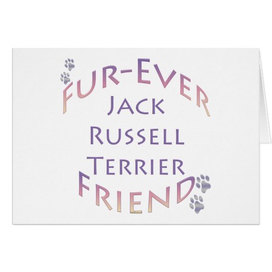 Jack Russell Terrier Furever Cards (Front Horizontal)