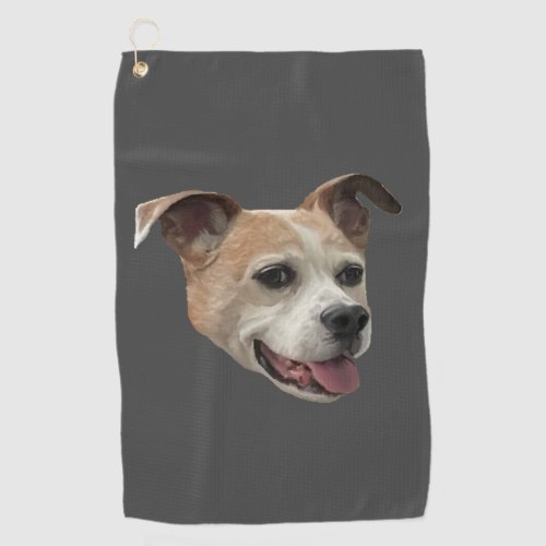 Jack Russell Terrier Mix Golf Towel