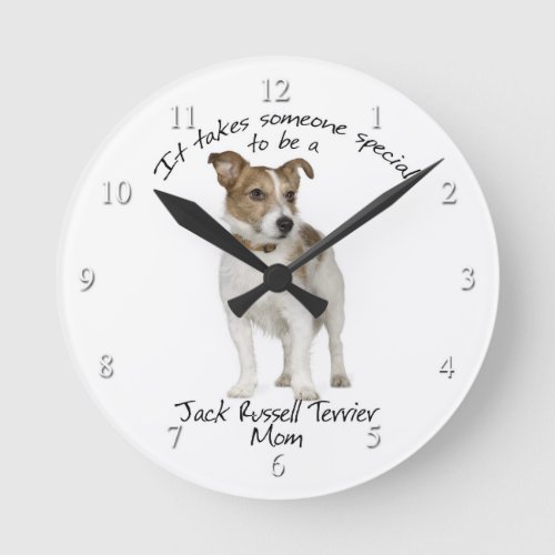 Jack Russell Terrier Mom Clock