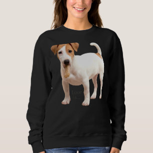 Jack Russell Terrier Mom Dad Women Men Kids Love Sweatshirt