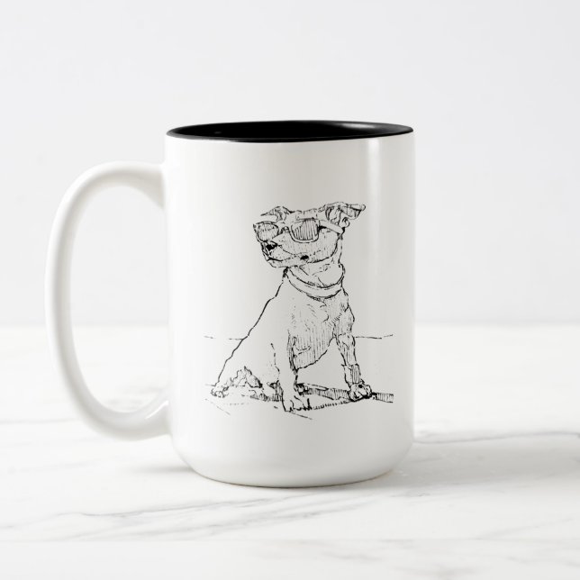 Jack Russell Terrier Mug – Dog  Mom Coffee Cup (Left)