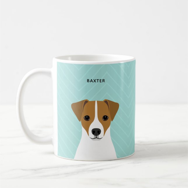 Jack Russell Terrier Mugs (Left)