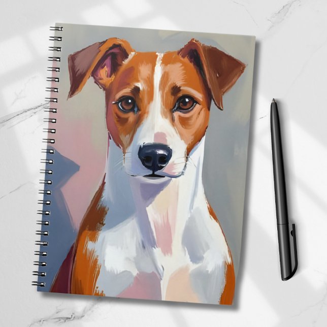 Jack Russell Terrier Painting Dog Pet Notebook (Creator Uploaded)