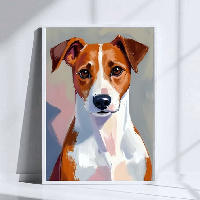Jack Russell Terrier Painting Dog Pet Poster (Creator Uploaded)