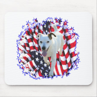 Jack Russell Terrier Patriot Mouse Pad