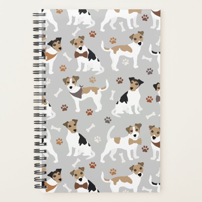 Jack Russell Terrier Paws and Bones Planner (Front)