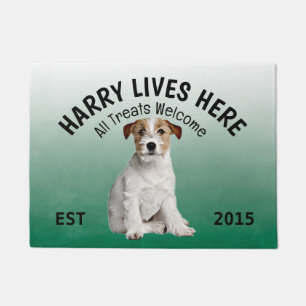 Jack Russell Terrier Personalized Dog Lover Doorm Doormat