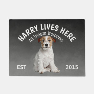 Jack Russell Terrier Personalized Dog Lover Doormat