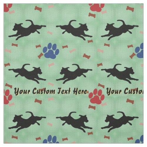 Jack Russell Terrier _ Personalized Fabric