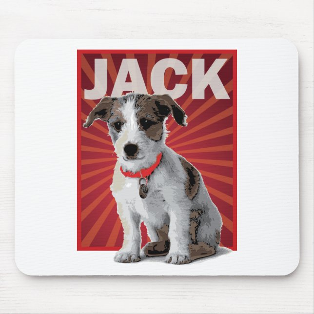 Jack Russell Terrier Pet Owner Mouse Pad (Front)