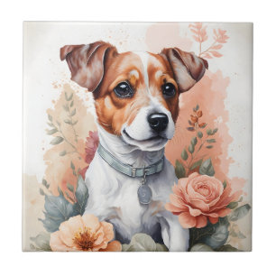 Jack Russell Terrier Puppy Ceramic Tile