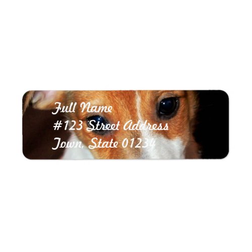 Jack Russell Terrier Puppy Dog Mailing Label