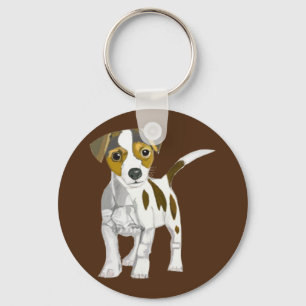 Jack Russell Terrier Puppy Keychain