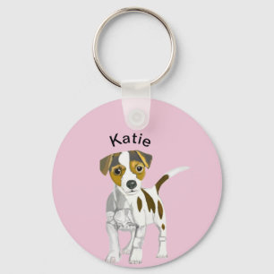 Jack Russell Terrier Puppy Keychain