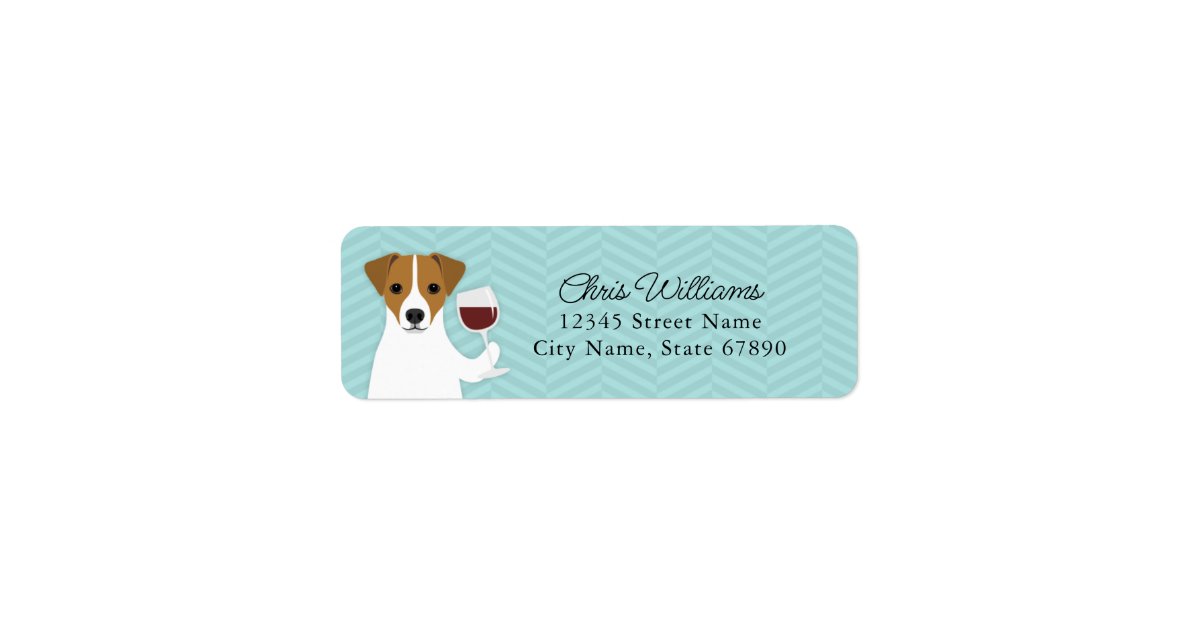 Jack Russell Terrier Return Address Labels | Zazzle