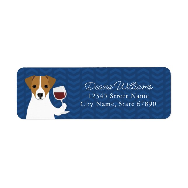 Jack Russell Terrier Return Address Labels (Front)