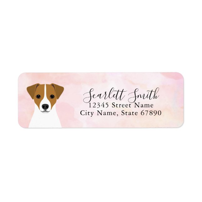 Jack Russell Terrier Return Address Labels (Front)