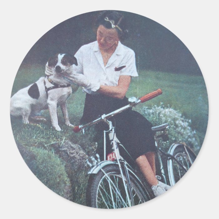 Jack Russell Terrier Round Sticker