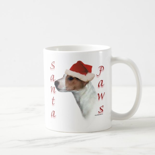 Jack Russell Terrier Santa Paws Coffee Mug (Right)