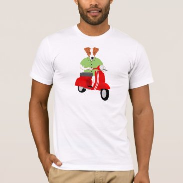 Jack Russell Terrier Scooter T-Shirt