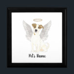 Jack Russell Terrier Sympathy Memorial Gift Box<br><div class="desc">There are some who bring a light so great to the world, that even after they are gone, their light remains. Let a sweet keepsake box bring comfort to your heavy heart as you take a moment to remember your beloved jack russell terrier. For the most thoughtful gifts, pair it...</div>