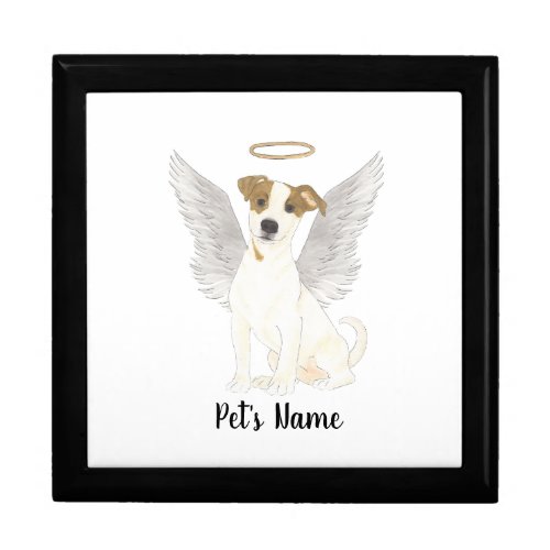 Jack Russell Terrier Sympathy Memorial Gift Box