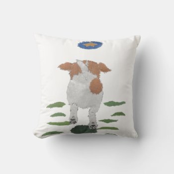 Jack Russell Terrier Throw Pillow by BlessHue at Zazzle