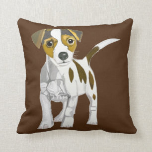 Jack Russell Terrier Throw Pillow