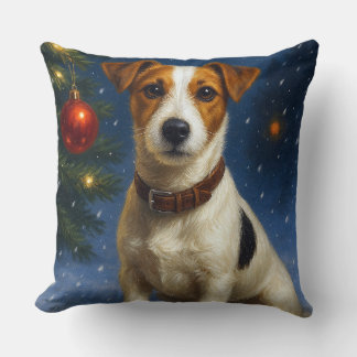 Jack Russell Terrier Throw Pillow