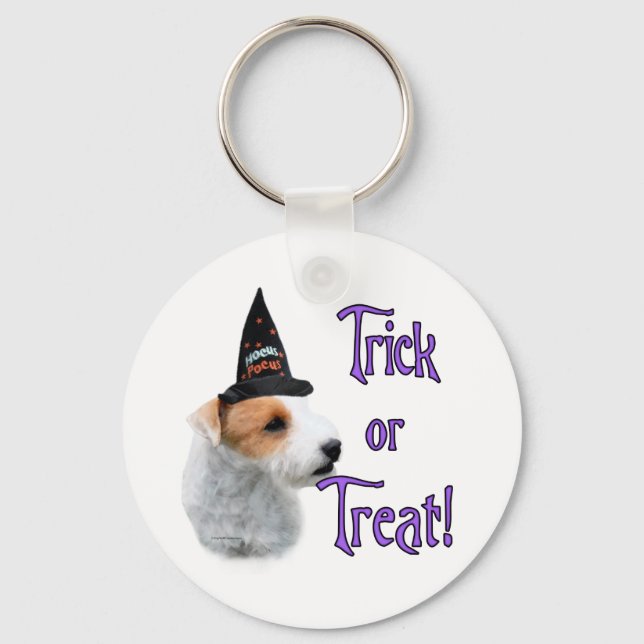 Jack Russell Terrier Trick Keychain (Front)