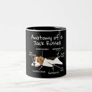 Jack Russell Terrier Two-Tone Coffee Mug