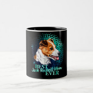 Jack Russell Terrier Two-Tone Coffee Mug