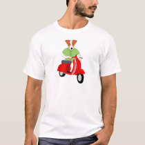 Jack Russell Terrier Vespa Scooter T-Shirt Jack Russell Terrier Vespa Scooter T-Shirt