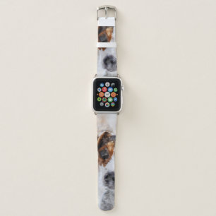 Jack Russell Terrier Watercolor Art Apple Watch Band