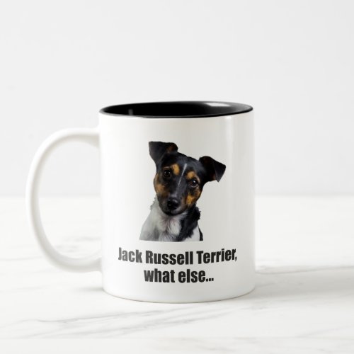 jack russell terrier what else Two_Tone coffee mug