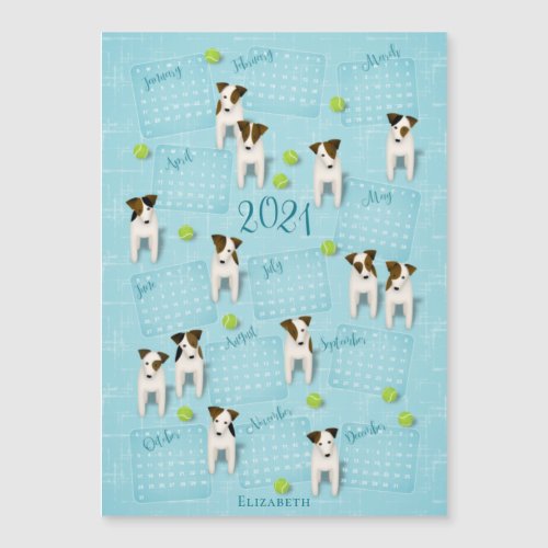 Jack Russell Terriers dog lovers 2021 calendar