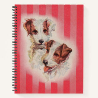  Jack Russell terriers print Notebook
