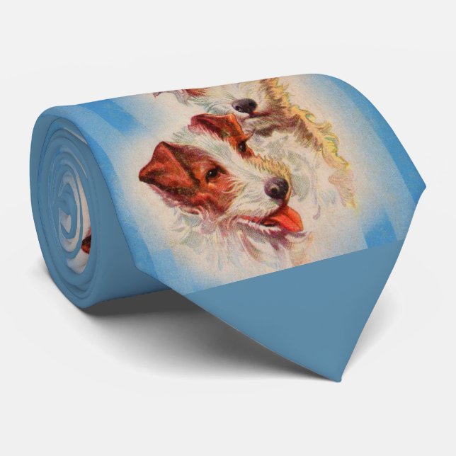 Jack Russell terriers print Tie (Rolled)