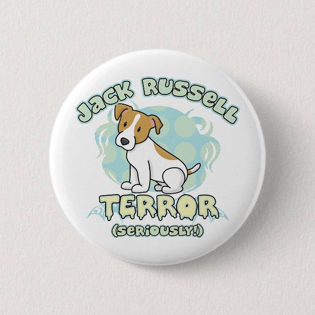 Jack Russell Terror Button (Front)
