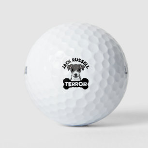 Jack Russell Terror Funny Parsons Terrier Dog Golf Balls