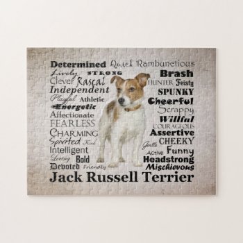 Jack Russell Traits Puzzle by ForLoveofDogs at Zazzle