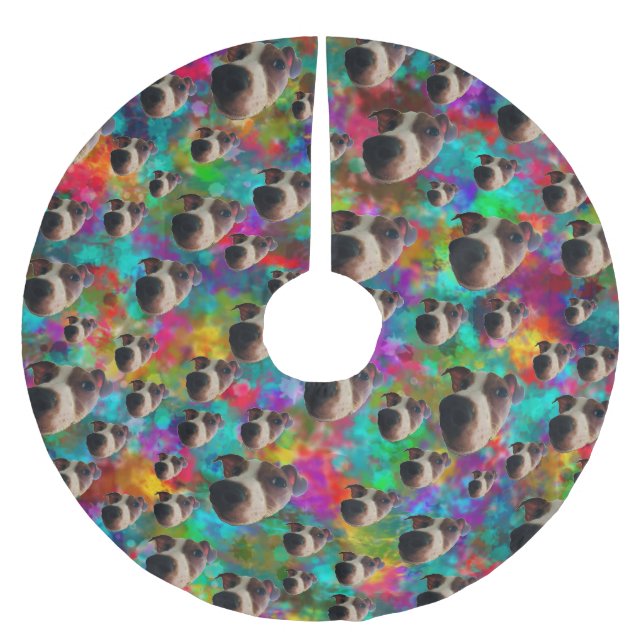Jack Russell Tree Skirt (Front)
